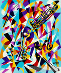 Jazz Cubist. Modern Ai Art