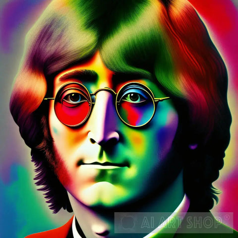 John Lennon Portrait Ai Art