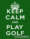 Keep Calm And Play Golf Street Ai Art