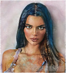 Kendall Jenner Portrait Ai Art