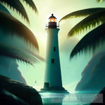 Light House Nature Ai Art