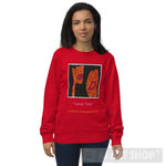 Love Talk Ai Art Unisex Organic Sweatshirt Red / S