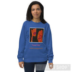 Love Talk Ai Art Unisex Organic Sweatshirt Royal Blue / S