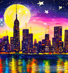 Manhattan Skyline Expressionism Ai Art