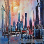 Manhattan Sunrise Ai Painting