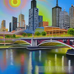 Melbourne Australia #1 Landscape Ai Art