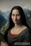 Mona Lisa Portrait Ai Art