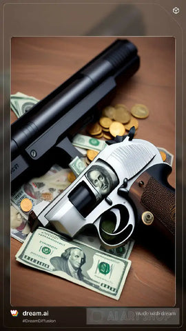 Money Love Guns Ai Artwork