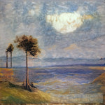 Morning Tree At The Beach Painting