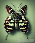 Moth On Wall Ai Artwork