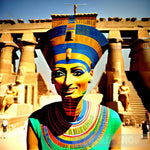 Nefertiti Happiness Ai Artwork