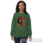 Never Give Up! Ai Art Unisex Organic Sweatshirt Bottle Green / Xxl