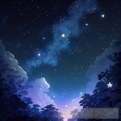 Night Sky Ai Artwork