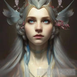 Norse Fairy Portrait Ai Art