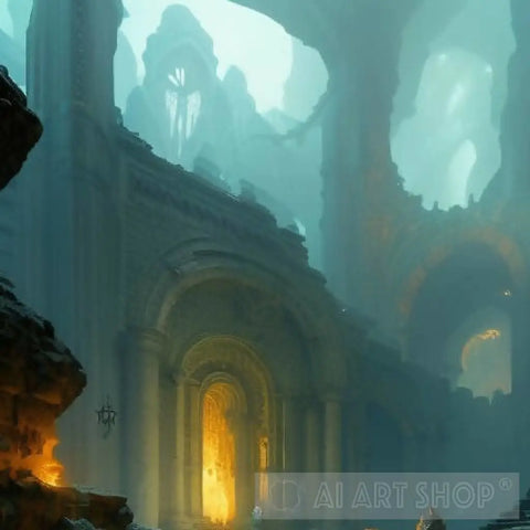 Oathsworns Tomb Landscape Ai Art