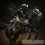 Oklahoma Black Cowboys - Gittin It! Portrait Ai Art