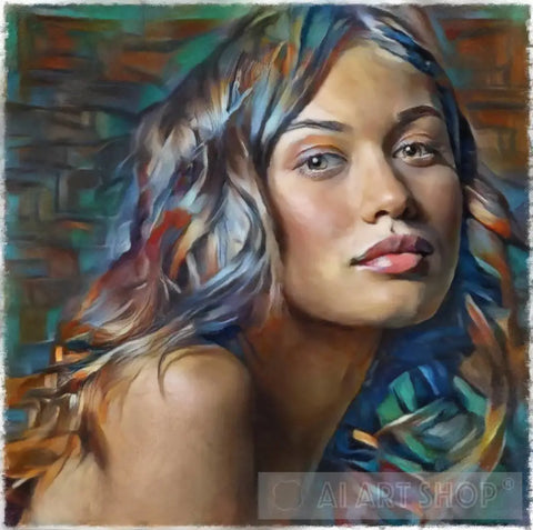 Olga Kurylenko Portrait Ai Art