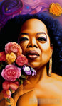 Oprah Abstract Ai Art