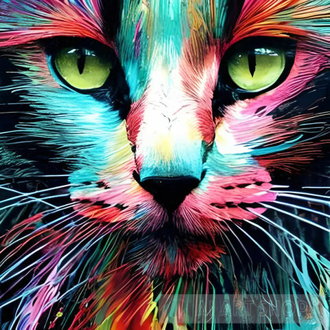 Painting Cat Face Ai