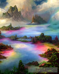 Pastel Fantasy Landscape Ai Art