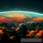 Planet Earth Year 2066 Ai Artwork