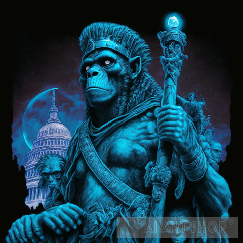 Planet Of The Apes A Warrior From Future Ai Artwork