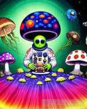 Psychedelic Space Man Ai Artwork