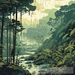 Rain Forest Landscape Ai Art