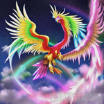 Rainbow Phoenix Animal Ai Art