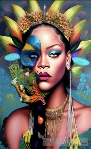 Ravishing Rihanna Ai Artwork