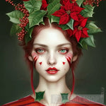 Red Berries One Portrait Ai Art