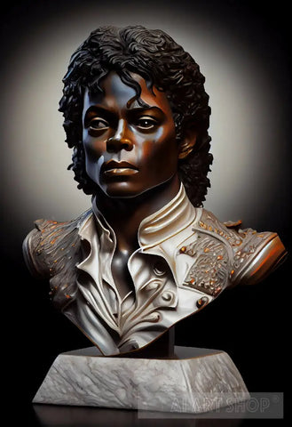 Sculpture Of Micheal Jackson Ai Artwork