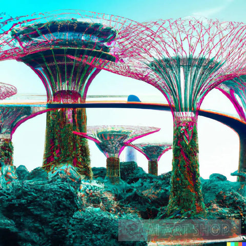 Singapore Gardens By The Bay Ai Artwork