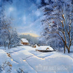 Snowy Christmas-AI Art Shop