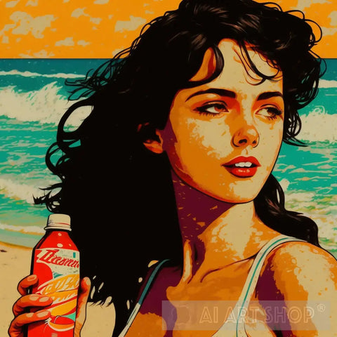 Soda Pop Surfer Girl Part 1 Ai Art