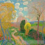 Spring Equinox - Country Road Impressionism Ai Art