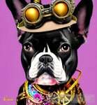 Steampunk Frenchie Animal Ai Art