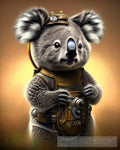 Steampunk Koala 2 Animal Ai Art