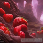 Strawberry Fruit #3 Nature Ai Art