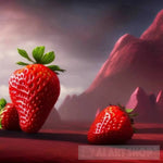 Strawberry Fruit #4 Nature Ai Art