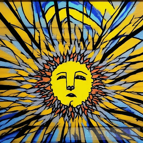 Sunshine Ai Painting Abstract Ai Art