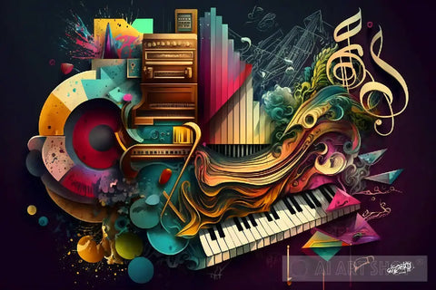 Symphony Of Colors. Ai Artwork