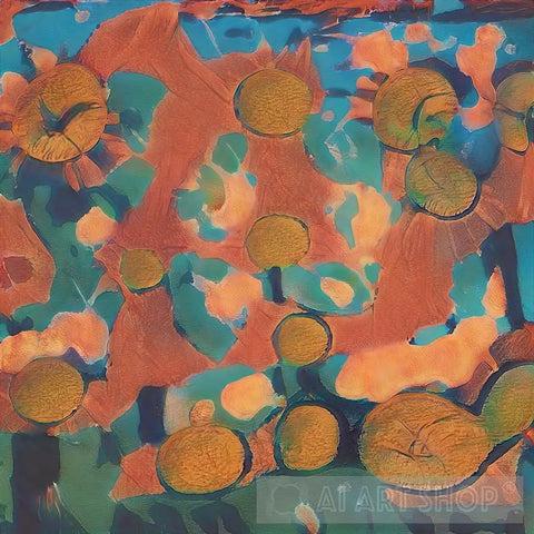 Tangerine Summer-Painting-AI Art Shop