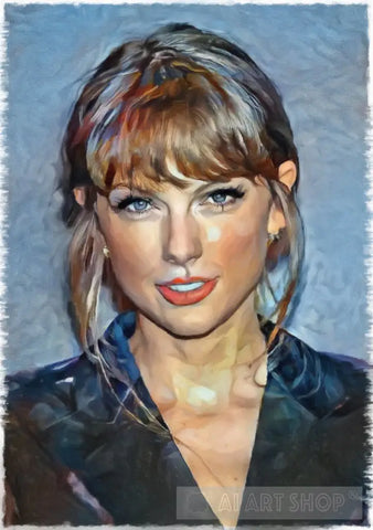 Taylor Swift Portrait Ai Art