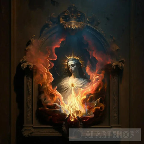 The Holy Mirror Ai Painting