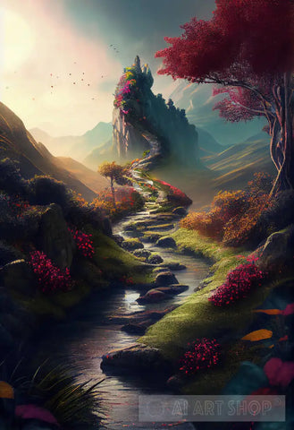The Path To Garden Of Eden V8 Landscape Ai Art