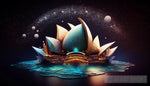 The Sydney Opera House Steampunk Sci-Fi Fantasy Architecture Ai Art