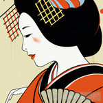 Ukiyo-E Portrait Of An Elegant Japanese Geisha One Ai Art