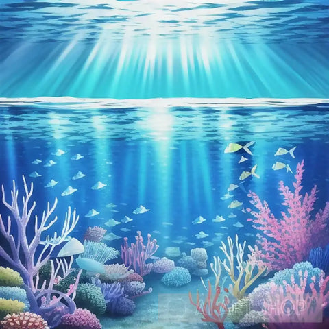 Underwater View Ai Artwork