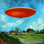 Van Gogh Ufo #1 Impressionism Ai Art